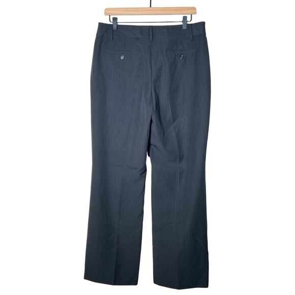 Alfani black wide leg pinstripe business casual dress pants size 12  B151 - Picture 4 of 4